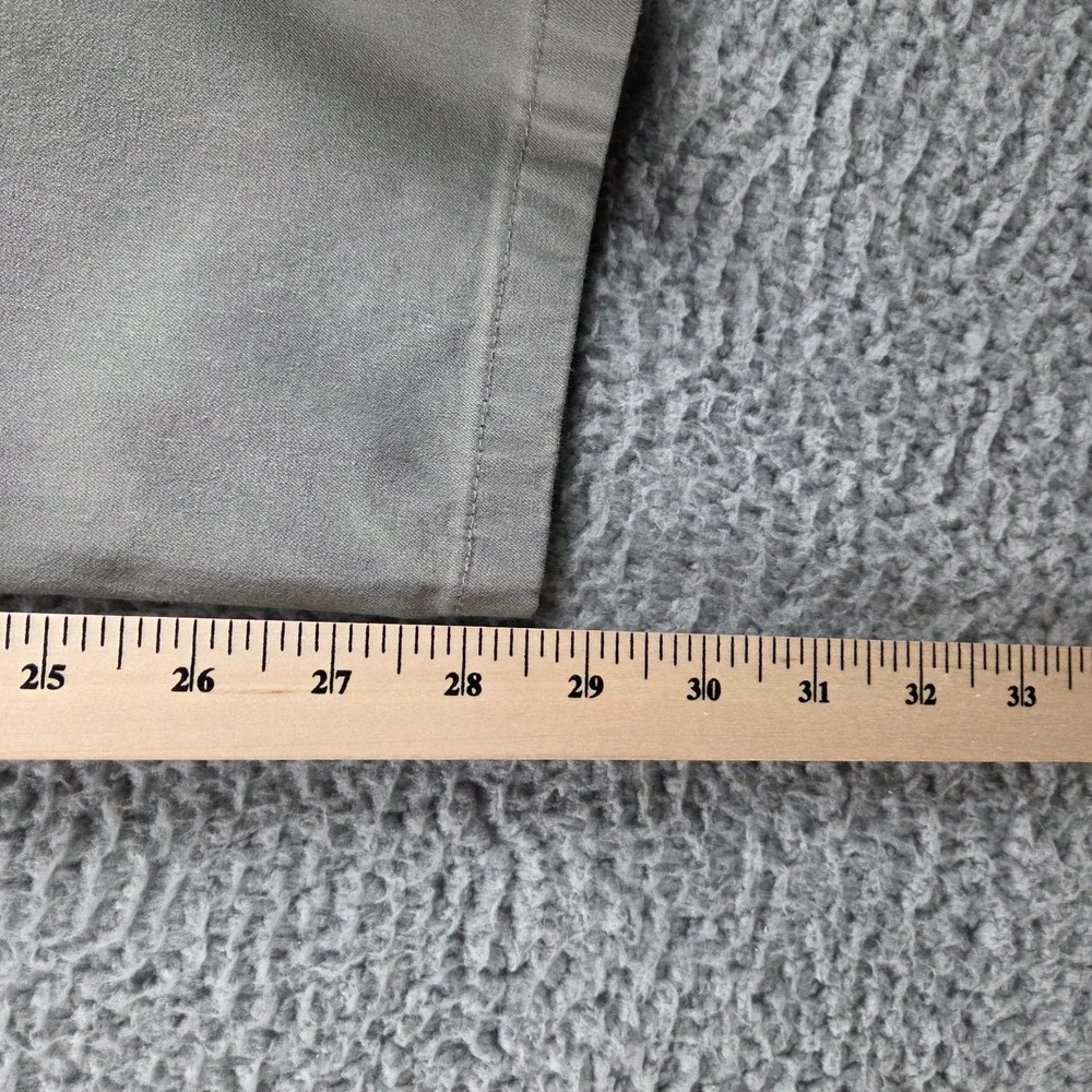 Mugsy Damens Pants Mens 40x30 Gray Straight Stretch‎ Chino Casual Work Comfort